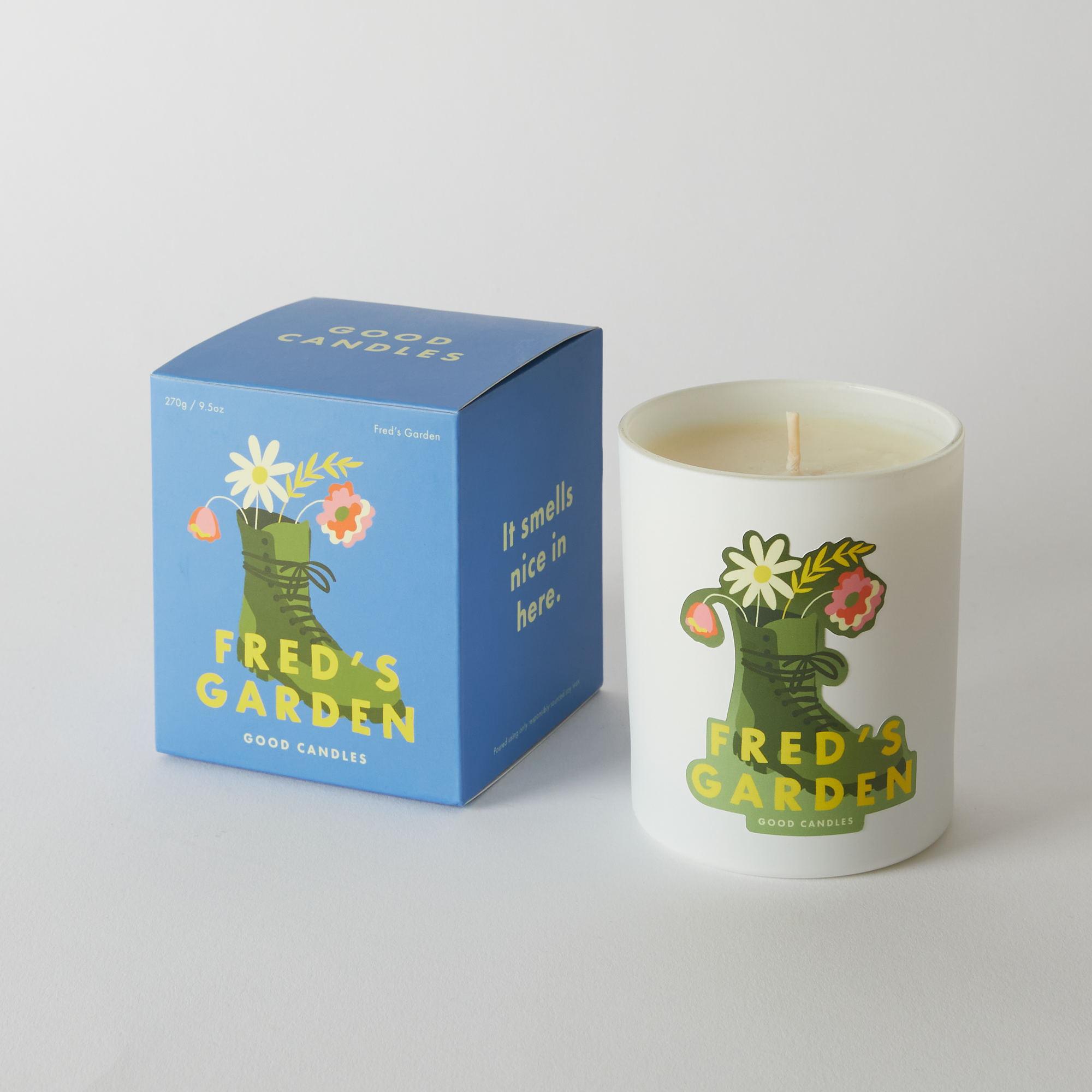Fred&#39;s Garden Soy Wax Scented Candle